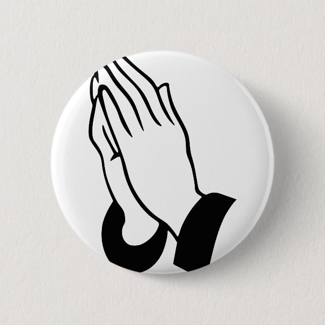 Praying Händer Knapp (Framsida)