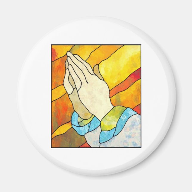 Praying Händer Magnet (Framsidan)