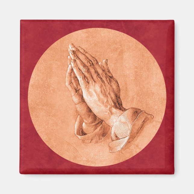 Praying Händer Magnet (Framsidan)