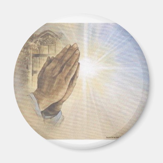 Praying Händer Magnet (Framsidan)