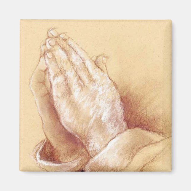 Praying Händer Magnet (Framsidan)
