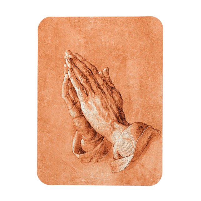 Praying Händer Magnet (Vertikal)