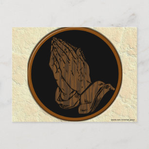 PRAYING HÄNDER VYKORT