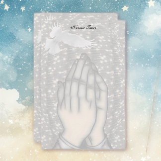 Praying Hands Brevpapper