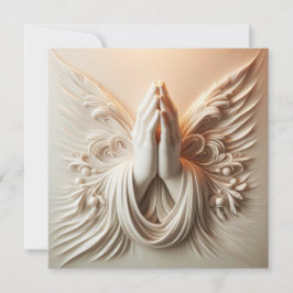 Praying Hands In Soft White Tones