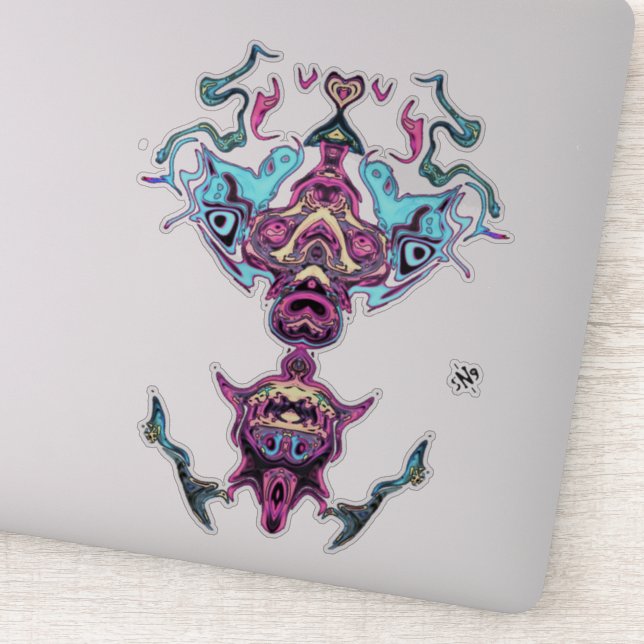 Praying idol gudom klistermärken (Detalj)