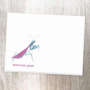 Praying Mantis Anpassningsbar Text Post-it Block