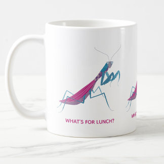 Praying Mantis Custom Text Kaffemugg
