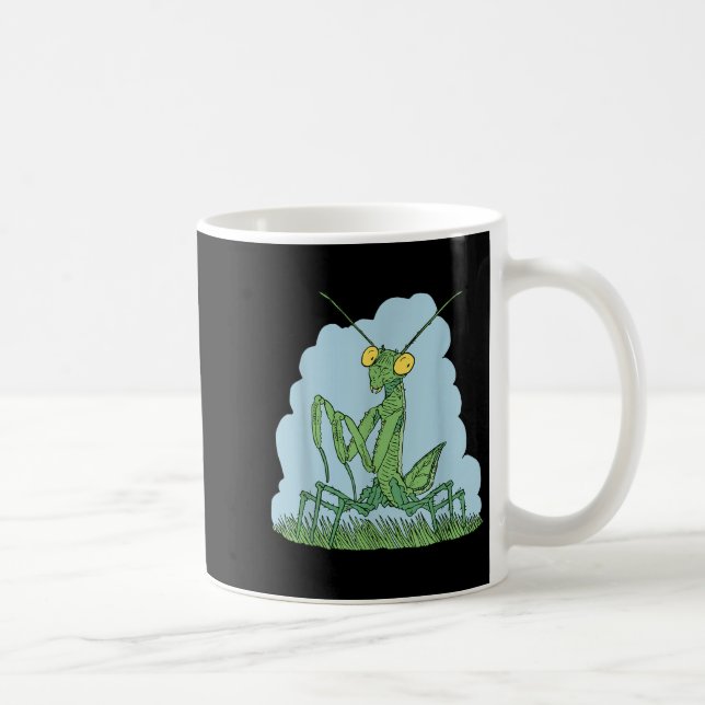 Praying Mantis For Kids Boys Toddler Men Women Bug Kaffemugg (Höger)