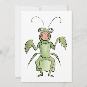 Praying Mantis Inbjudningar