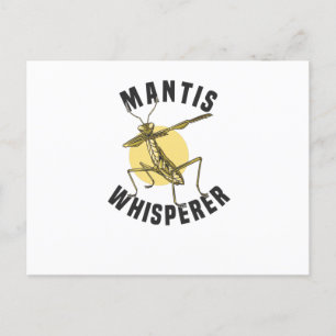 Praying Mantis Insekt Älskare Vykort