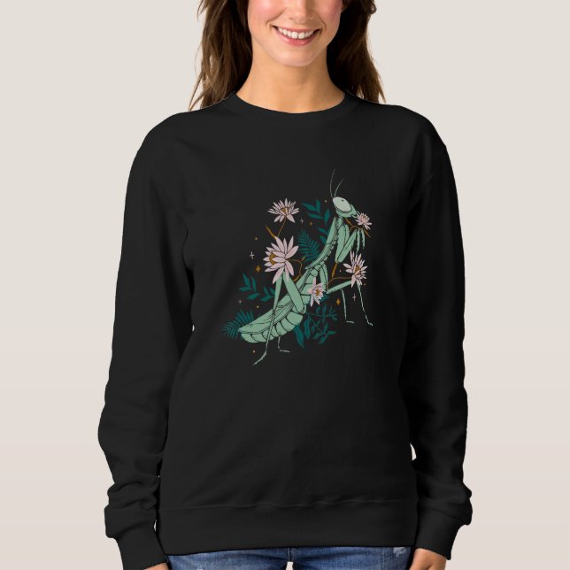 Praying Mantis Insekt Kryp Mantis T Shirt (Framsida)
