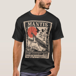 Praying Mantis Insekt Scientific Illustration T Shirt