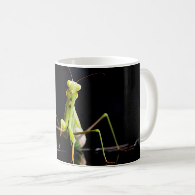 Praying mantis kaffemugg (Framsida höger)