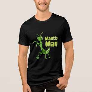 Praying Mantis Man Grönt Garden Insekt T Shirt