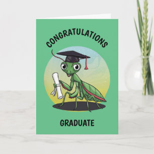 Praying Mantis Personlig Studenten Kort
