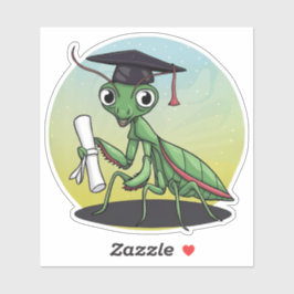 Praying Mantis Studenten Klistermärken