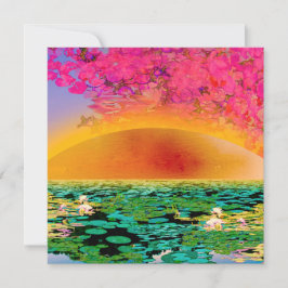 PRAYING MANTIT VID SUNSET INBJUDNINGAR