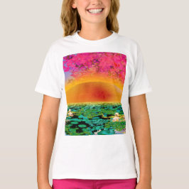 PRAYING MANTIT VID SUNSET T SHIRT