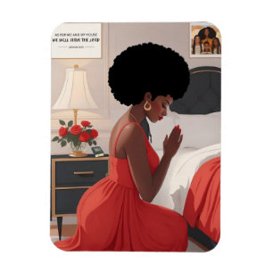Praying Mor 3 tum x 4 tum Photo Magnet
