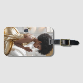 Praying Mor Elegant Luggage Tag Bagagebricka