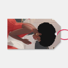 Praying Mor Gift-Märkre - uppsättning med 10 Presentetikett