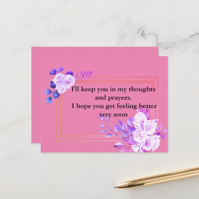 Praying Vykort (Fram/Back In Situ)