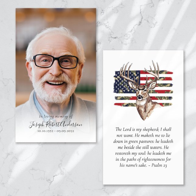 Praykort för minnesmärke för fotojakt visitkort (Skapare uppladdad)