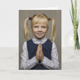 PRAYS FÖR DITT LÖNERINGS-HUMOR-GIRLKORT KORT