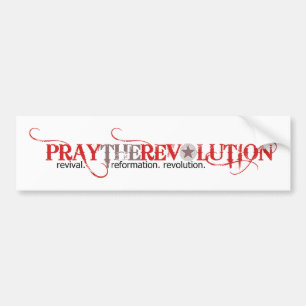 PRAYTHEREVOLUTION-bildekal Bildekal