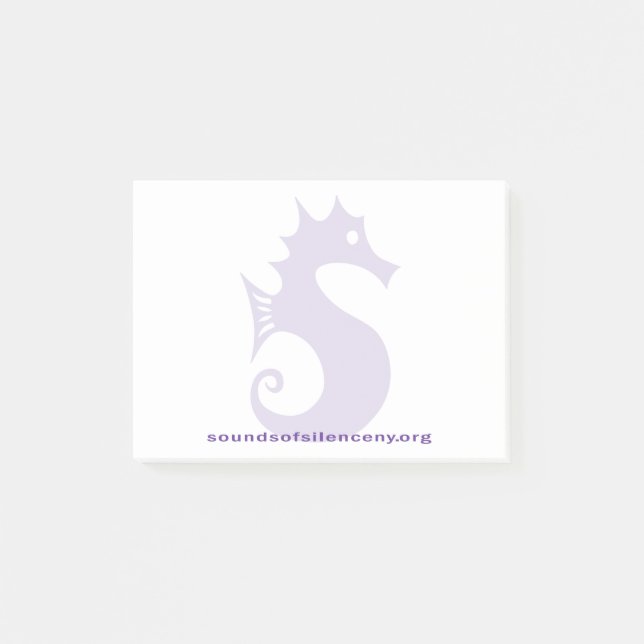 PRCNY - Låter av tystnadanteckningsblocket Post-it Block (Framsida)