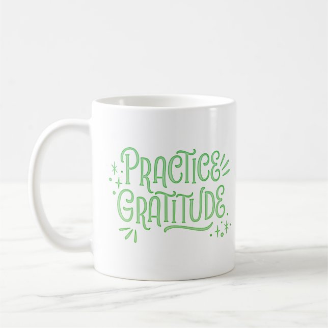 PRCTICE GRATITUDE KAFFEMUGG (Vänster)