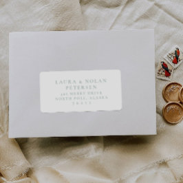 Pre-addressed Wedding Guest Mailing Label Stickers Klistermärken