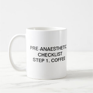 PRE--ANAESTHETICKONTROLLISTAN KLIVER 1 KAFFE KAFFEMUGG
