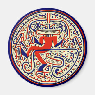 Pre-Columbian mythological djur Magnet