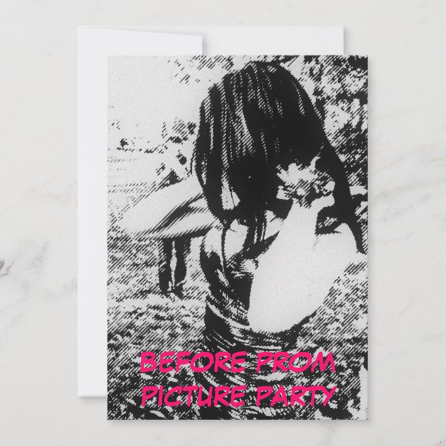 Pre Dance Bild Party Inbjudningar (Framsida)