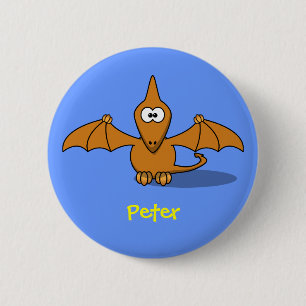 Pre-historc pterodactyl knapp