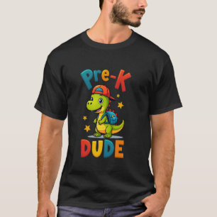 Pre-K Boy Cute Dinosaur Kids Back to school Adora T Shirt