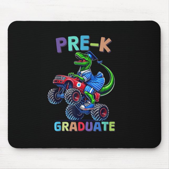 Pre-k Graduation Monster Truck Dinosaur Boys Kids  Musmatta (Framsidan)