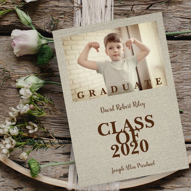 Pre-K Graduation Simple Photo Shandy Textile (Skapare uppladdad)