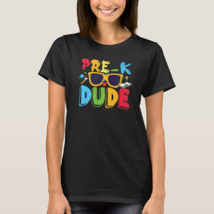 Pre K Kille tillbaka till skolan första skoldagen  T Shirt