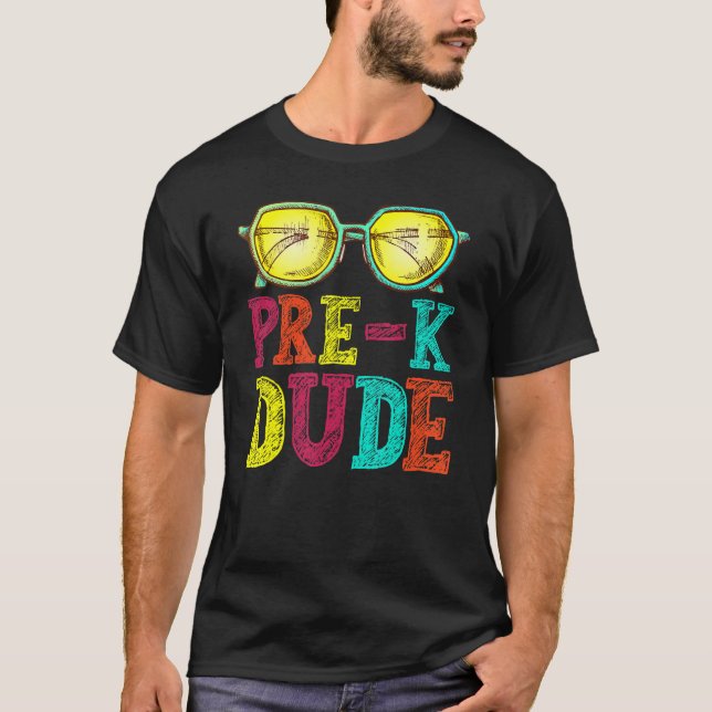 Pre K-killen Back to school första dagen före K T Shirt (Framsida)