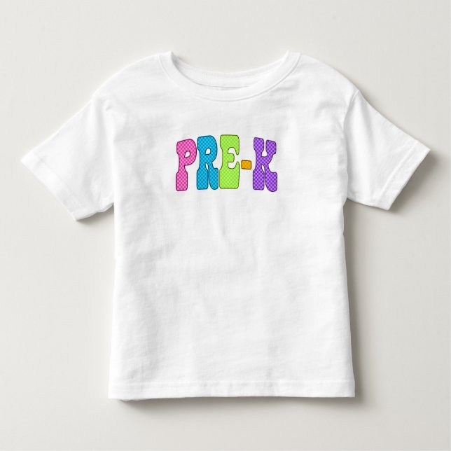 Pre-K Power: Where Big Personalities Start Small T Shirt (Framsida)
