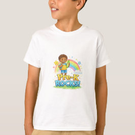 Pre-K Rocks – Minimalistisk söt design T Shirt