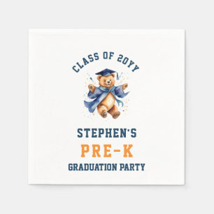 Pre-K Studenten Cute Teddy Party Pappersservett