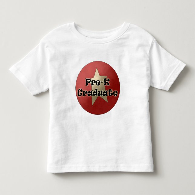 Pre-K studentengåvor T-shirt (Framsida)
