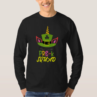 Pre K-styrka Enhörning Lärare Första Skoldagen Bo T Shirt