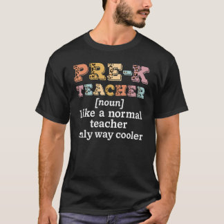 Pre K Teacher Back to school Pre Kindergarten Leo T Shirt