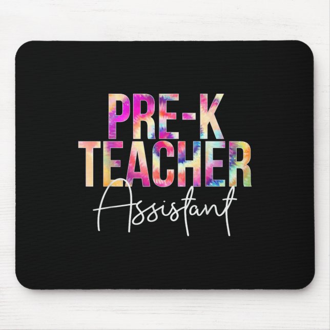 Pre-k Teacher Istant Tie Dye Back To School Apprec Musmatta (Framsidan)