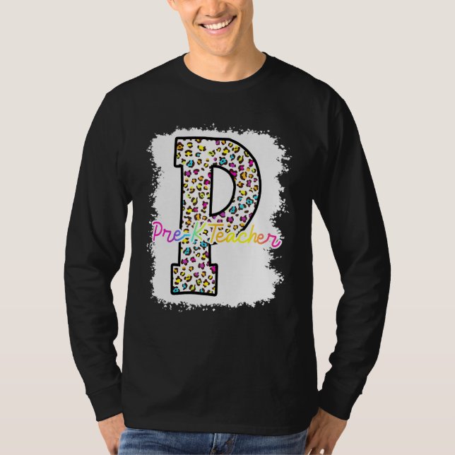 Pre K Teacher T Shirt (Framsida)